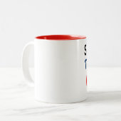 Someone in Tennessee loves me Zweifarbige Tasse (Vorderseite Links)