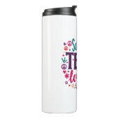 Someone in Texas Love Me - Retro Texas Hippie Art Thermosbecher (Nach links gedreht)