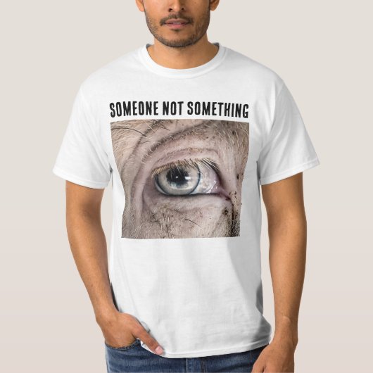 SOMEONE NOT SOMETHING PIG LOVER T-Shirt (Vorderseite)