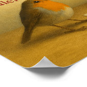 Someone Special On Valentine's Day Robin Poster (Ecke)