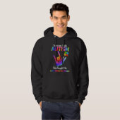 Someone With Autism Has Taught Me Love Has No Word Hoodie (Vorne ganz)
