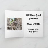 Someone's Graduating Owlet in Tree Karte (Innenseite)