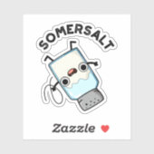 Somersalz Funny Somersault Salt Pun Aufkleber (Blatt)