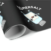 Somersalz Funny Somersault Salt Pun Dark BG Geschenkpapier (Rolleneckpunkt)