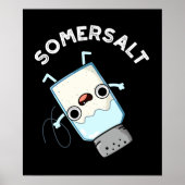 Somersalz Funny Somersault Salt Pun Dark BG Poster (Vorne)