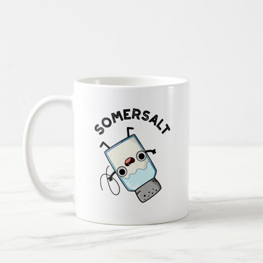 Somersalz Funny Somersault Salt Pun Kaffeetasse (Links)