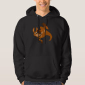 Somersault Hoodie von niedlichem Cartoon Kangaroo (Vorderseite)