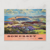 Somerset by Train Poster Postkarte (Vorderseite)