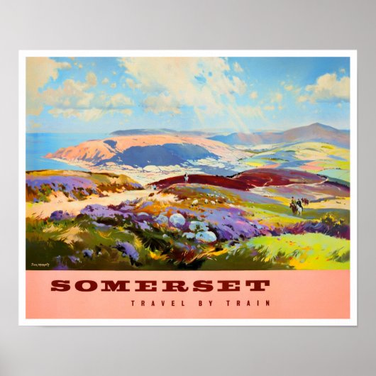 Somerset England Vintage Poster (Vorne)