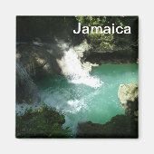 Somerset Falls Jamaica Foto Magnet Wasserfall (Vorne)