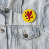 Somerset Flag England Dragesymbol Button (Beispiel)