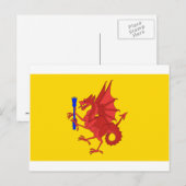 Somerset Flag Postkarte (Vorne/Hinten)