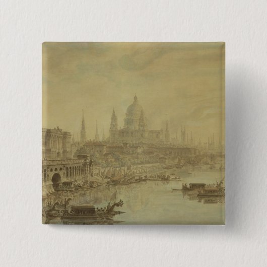 Somerset-Haus, St Paul Kathedrale und Blackfria Button (Vorderseite)