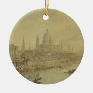 Somerset-Haus, St Paul Kathedrale und Blackfria Keramik Ornament