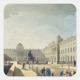 Somerset-Haus, Strang, von 'Ackermanns Microcos Quadratischer Aufkleber