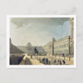 Somerset House, Strand, von "Ackermann's Microcos Postkarte (Vorderseite)