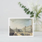 Somerset House, Strand, von "Ackermann's Microcos Postkarte (Stehend Vorderseite)