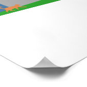 Somerset Landkreis Cricket Designer Poster (Ecke)