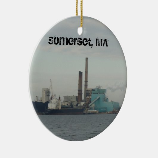 Somerset, MA Keramik Ornament (Rechts)