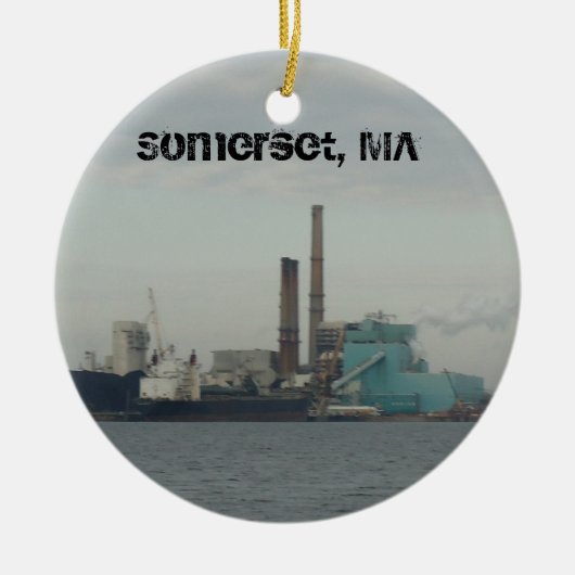 Somerset, MA Keramik Ornament (Vorne)