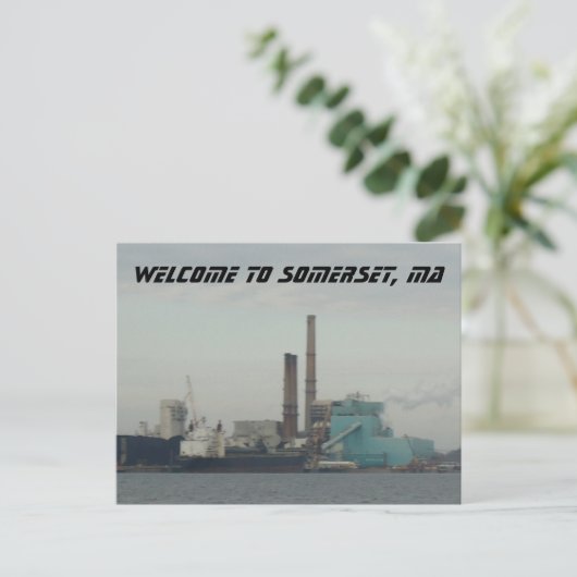 Somerset, MA Postkarte (Stehend Vorderseite)