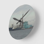 Somerset, MA Runde Wanduhr (Winkel)