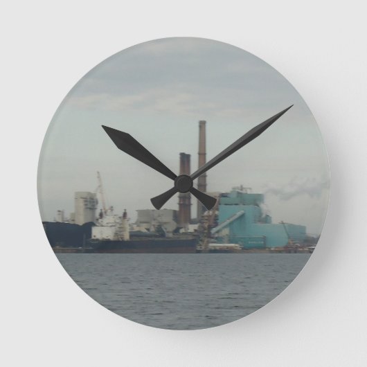 Somerset, MA Runde Wanduhr (Vorderseite)