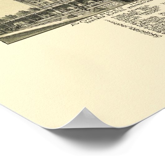 Somerset, PA Panoramic Map - 1900 Poster (Ecke)