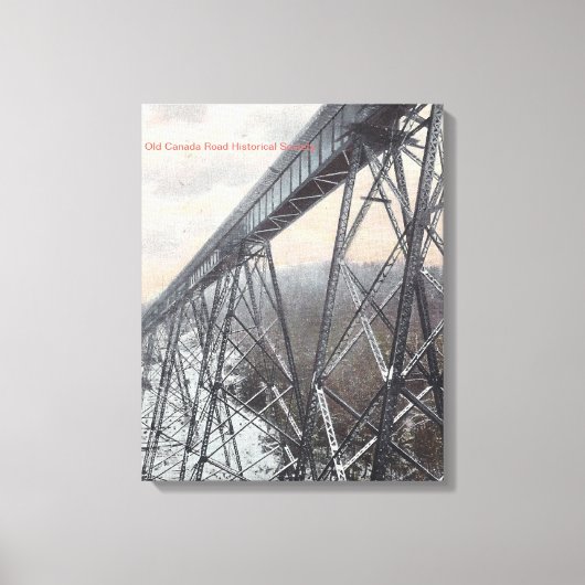 Somerset Railroad Trestle Leinwanddruck (Vorderseite)