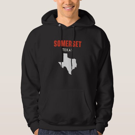 Somerset Texas USA State America Travel Texas Hoodie (Vorderseite)