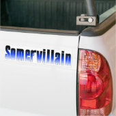 Somervillain Blau-Autoaufkleber Autoaufkleber (Auf Lkw)