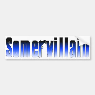 Somervillain Blau-Autoaufkleber Autoaufkleber