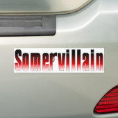 Somervillain Rot-Autoaufkleber Autoaufkleber (Auf Auto)
