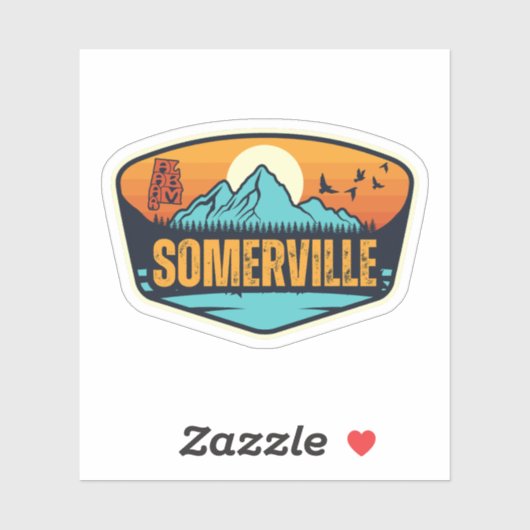 Somerville, Alabama Aufkleber (Blatt)