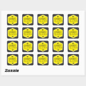 Somerville Mamas Logo Sticker Schwarzer Hintergrun (Blatt)