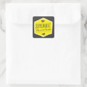 Somerville Mamas Logo Sticker Schwarzer Hintergrun (Tasche)