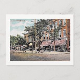 Somerville, New Jersey, Hauptstraße, Vintage Postkarte