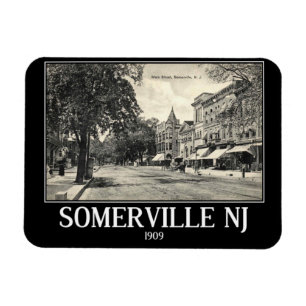 Somerville NJ, Blick auf die Hauptstraße, im Vinta Magnet