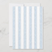 Something Blue Before I Do Bow Bridal Shower Einladung (Rückseite)