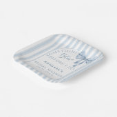 Something Blue Before I Do Bow  Pappteller (Gewinkelt)