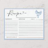 Something Blue Before I Do Bow  Request Begleitkarte (Vorderseite)