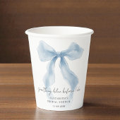 Something Blue Before I Do Brautparty Pappbecher