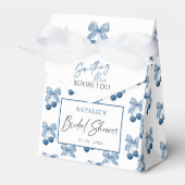 Something Blue Before I Do Bridal Shower Geschenkschachtel (Vorderseite)