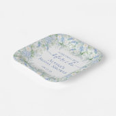 Something Blue Before I Do Bridal Shower Pappteller (Gewinkelt)