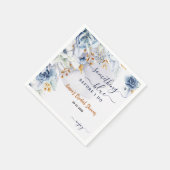 Something Blue Before I Do Bridal Shower Party Serviette (Ecke)