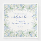 Something Blue Before I Do Bridal Shower Serviette (Vorderseite)