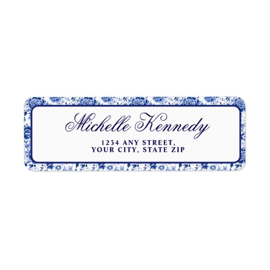 Something Blue Before I Do Florale Hochzeitsshower (Vorne)