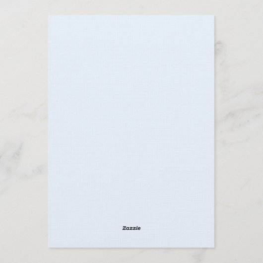 Something Blue before I Do: Junggesellinnenabschie Einladung (Rückseite)