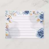 Something Blue Before I Do Recipe  Begleitkarte (Rückseite)