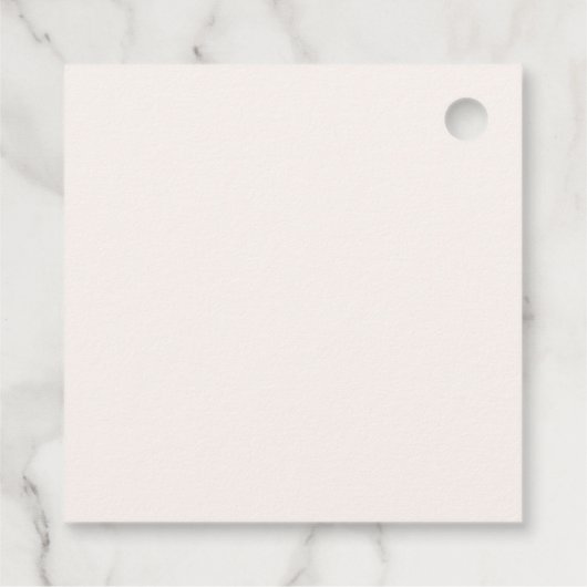 Something Blue Before I Do Thank You Bridal Shower Geschenkanhänger (Rückseite)